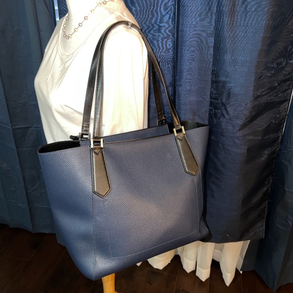 Michael Kors Kimberly Small Bonded Leather Tote - Picture 6 of 8